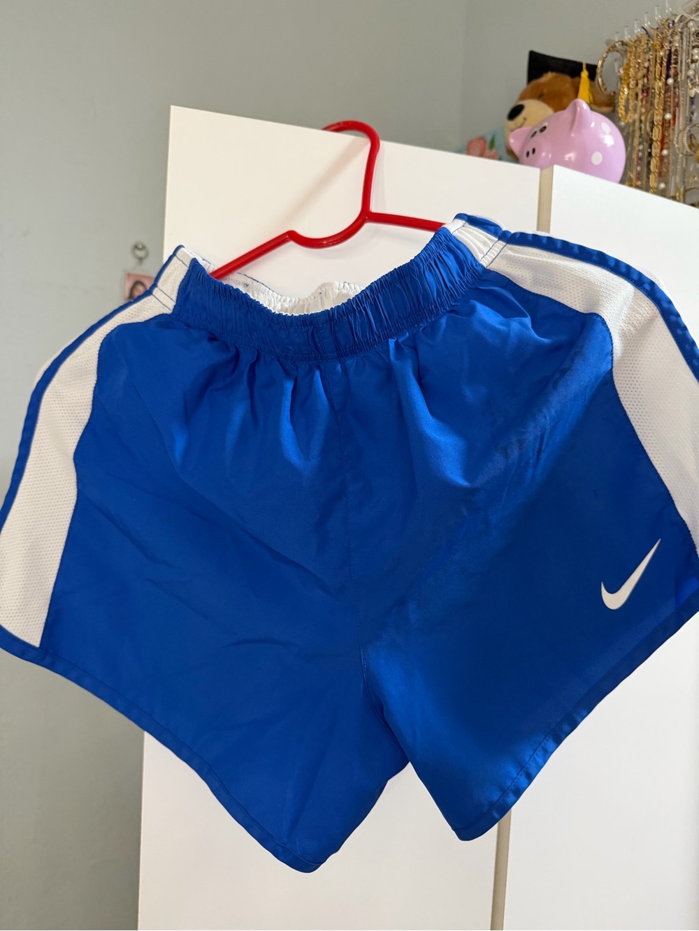 Nike Blue Athletic Shorts with White Inner Lining